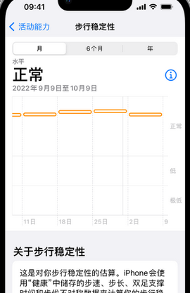 宝山iPhone手机维修如何在iPhone开启'步行稳定性通知'